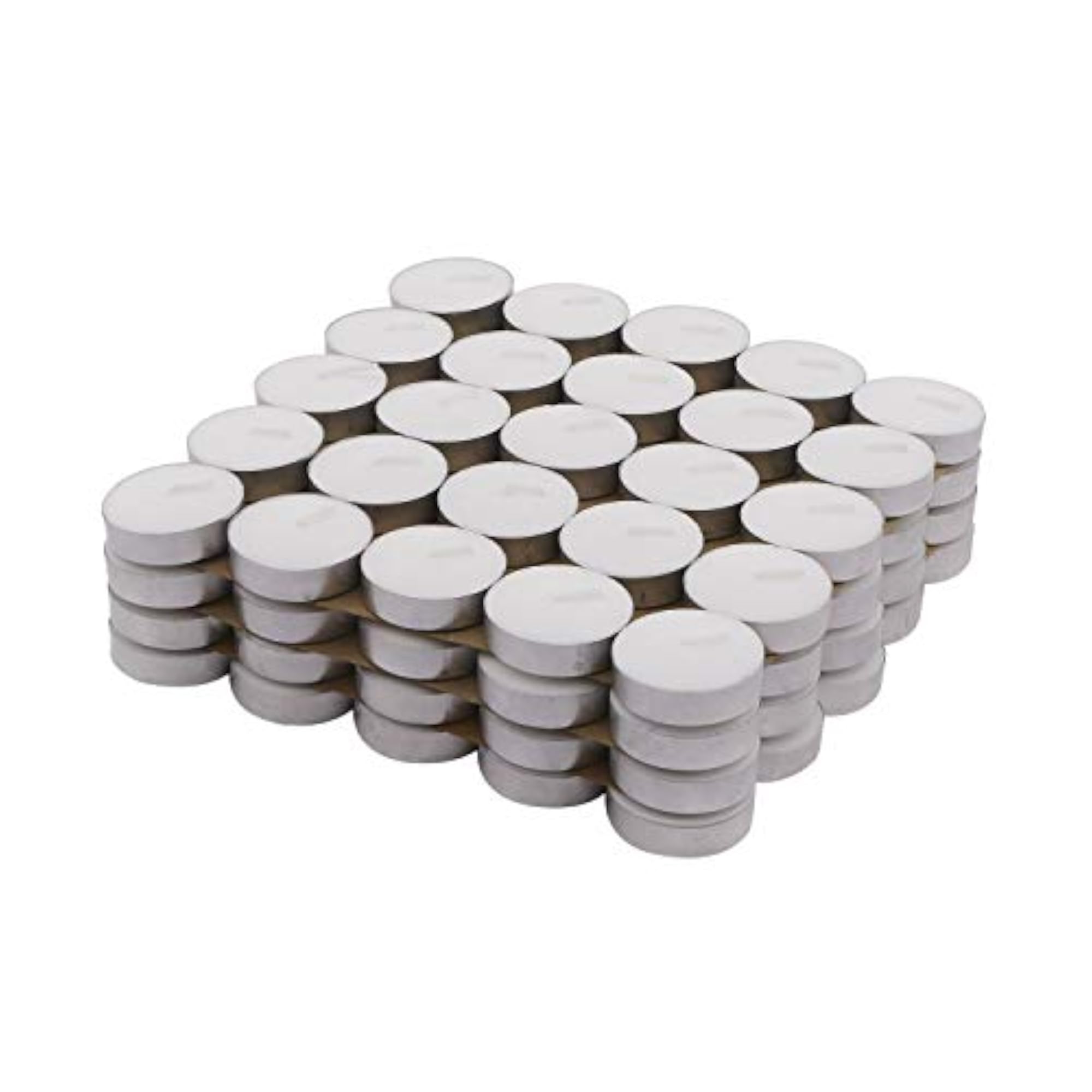 Unscented White Tealight Candles, 50 Pack for Events